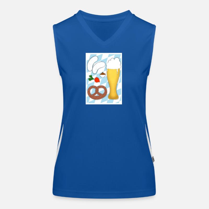 Sausage Breakfast Women's Functional Contrast Tank Top