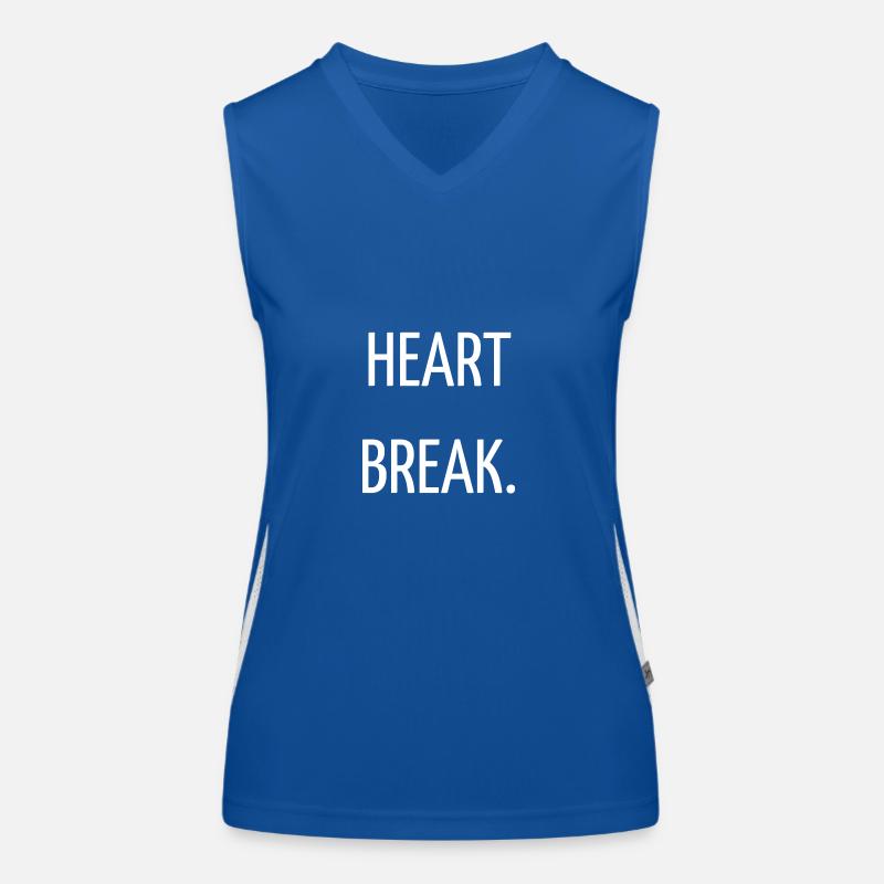 Heart break Women's Functional Contrast Tank Top