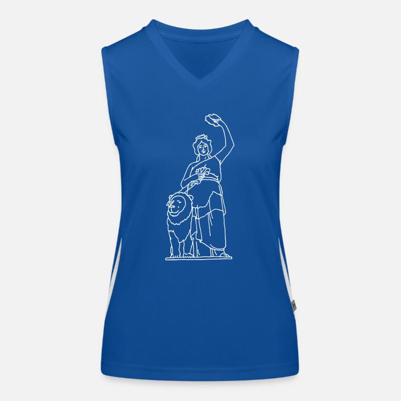 Bavaria statue in Munich Women's Functional Contrast Tank Top
