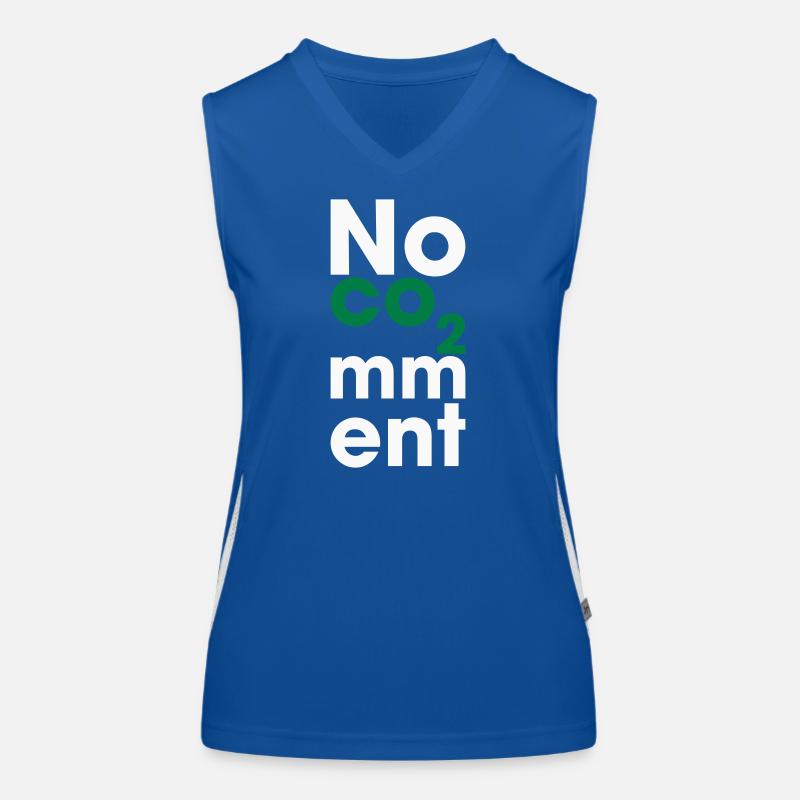 Aucun commentaire sur le CO2 – Déclaration sur l’énergie propre Débardeur respirant contrasté Femme