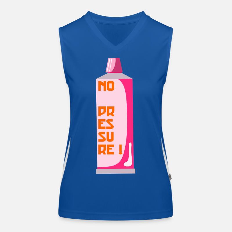 Pas de pression Débardeur respirant contrasté Femme