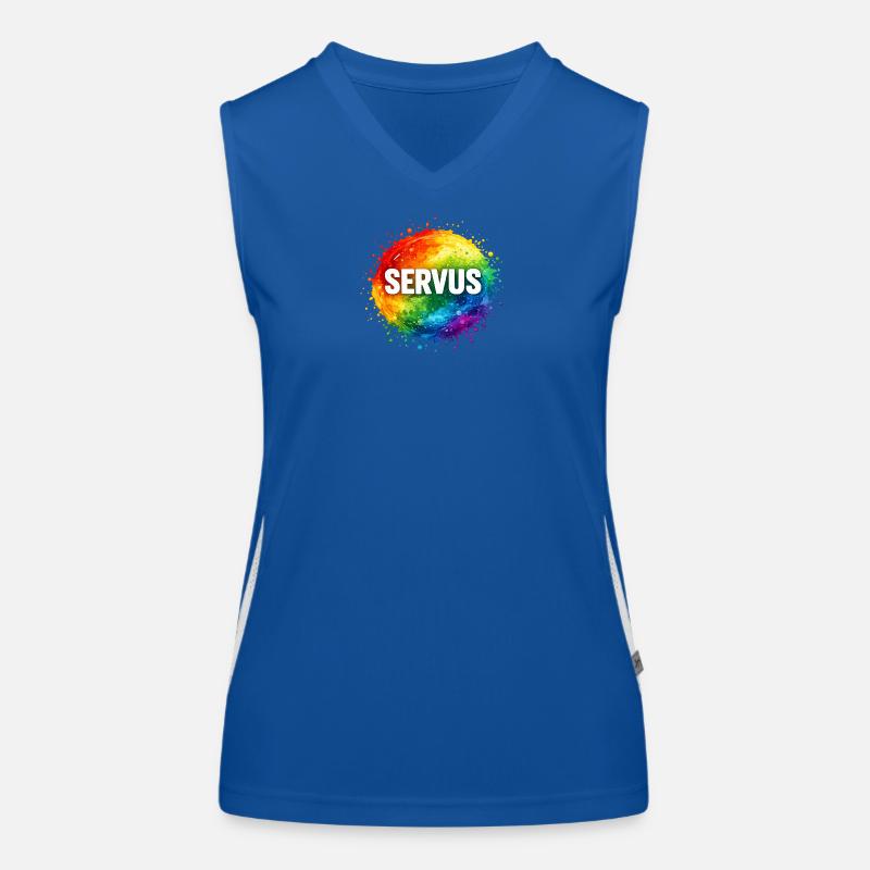 Explosion colorée SERVUS Débardeur respirant contrasté Femme