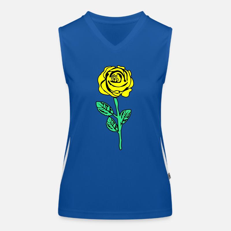 Yellow Rose Women's Functional Contrast Tank Top