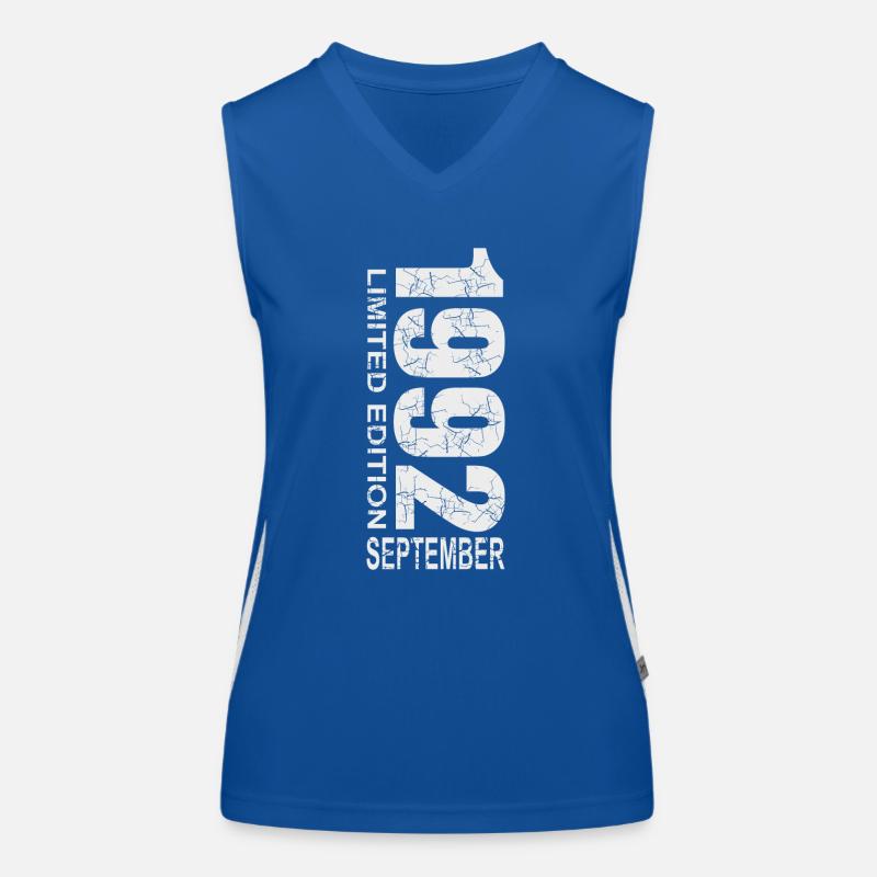 September 1992 Geburtstag Retro Vintage Limited Funktionelles Kontrast-Tank Top für Frauen