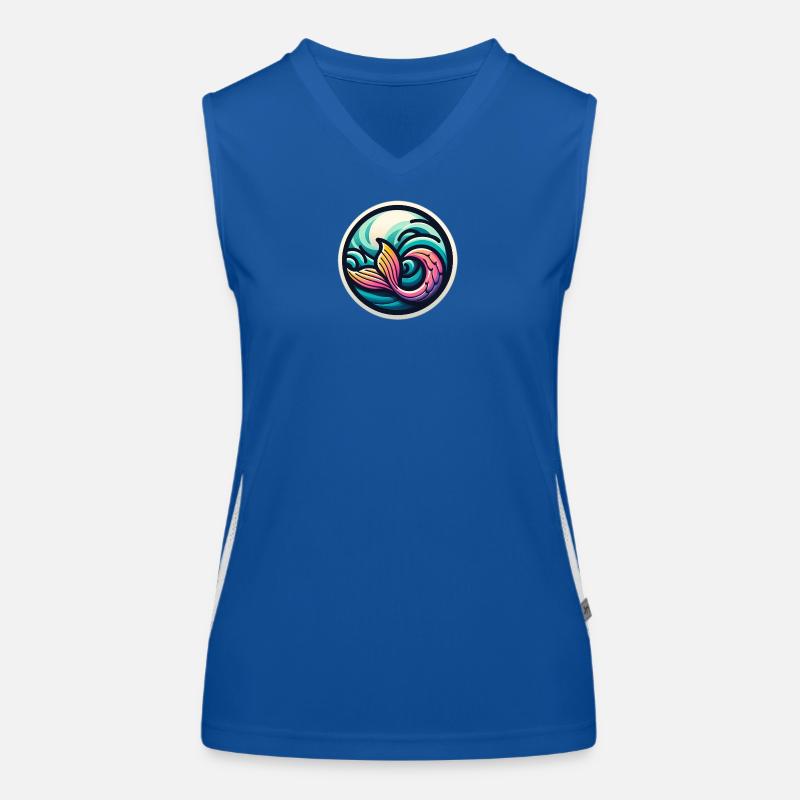 Fin Mermaid Women's Functional Contrast Tank Top
