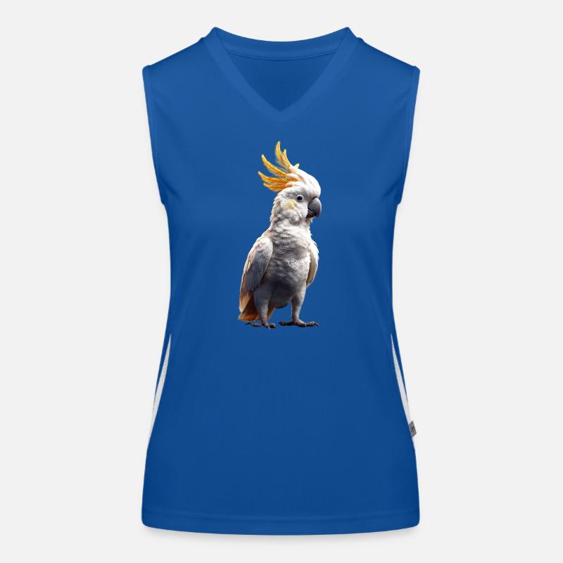 Parrot Macaw Parakeet Cockatoo Lover Parrots Women's Functional Contrast Tank Top