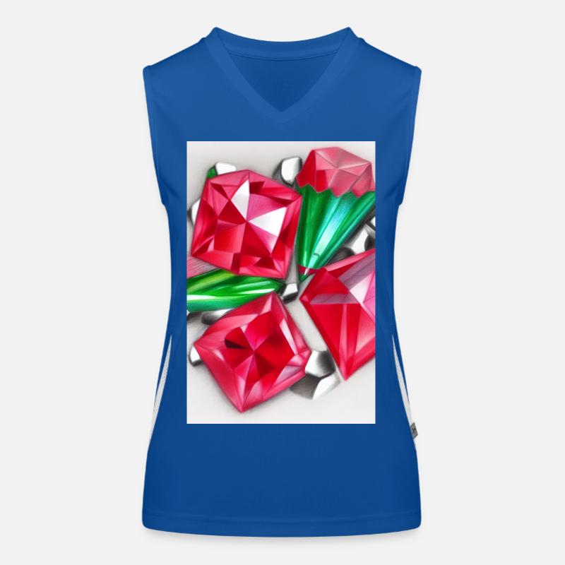 Gemstones Women's Functional Contrast Tank Top