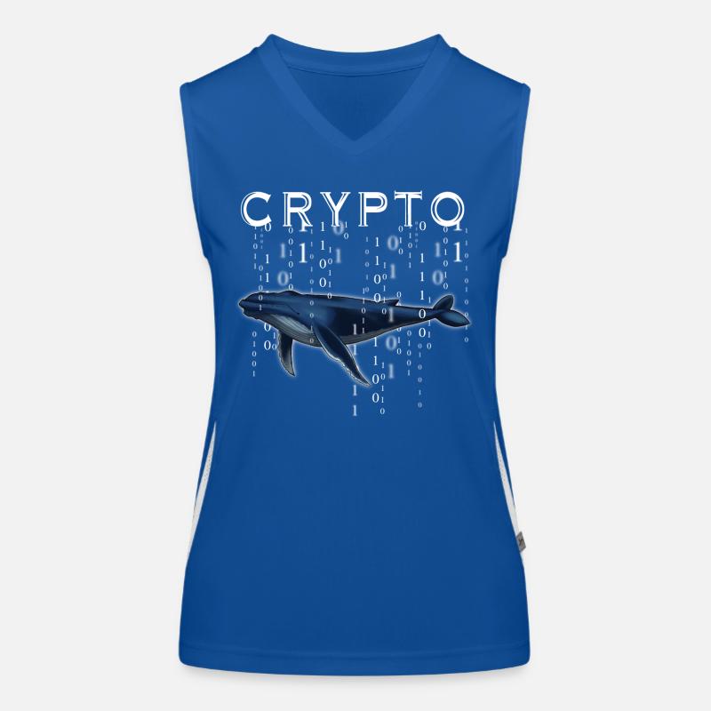 Crypto Wal Krypto Geschenk Idee Funktionelles Kontrast-Tank Top für Frauen