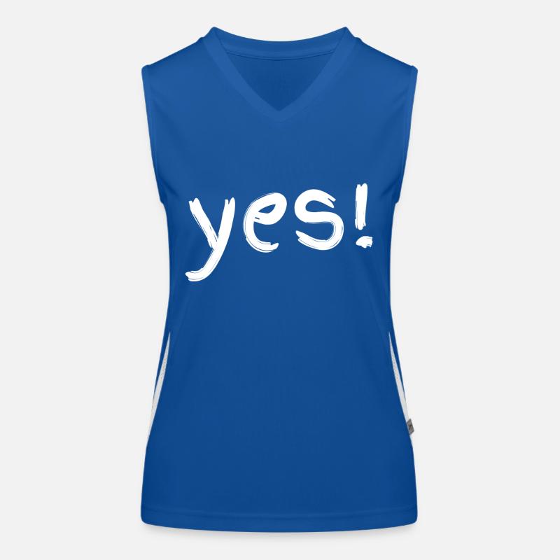 Yes! Funktionelles Kontrast-Tank Top für Frauen