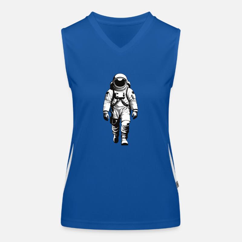 Astronaute - Profession Design Sticker Débardeur respirant contrasté Femme