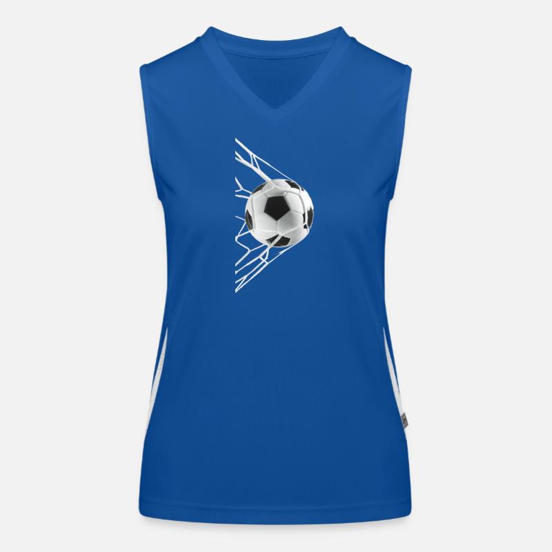 Soccer ball Women's Functional Contrast Tank Top