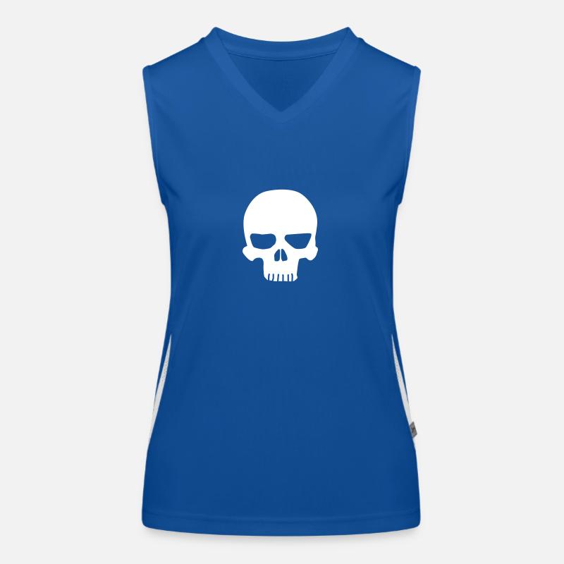 Totenkopf / skull Débardeur respirant contrasté Femme