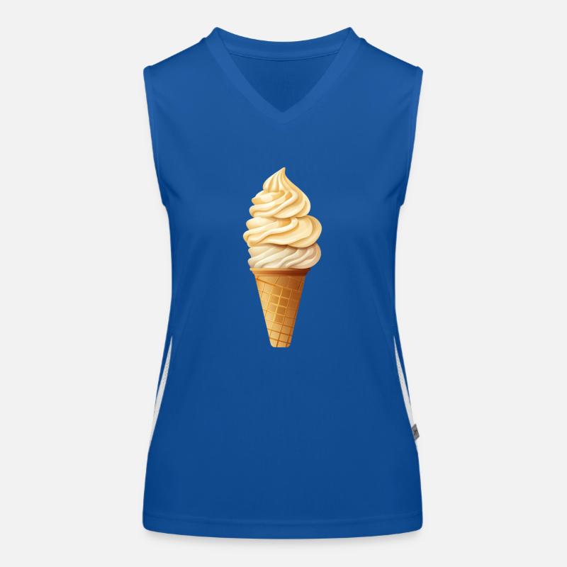 Glace Débardeur respirant contrasté Femme