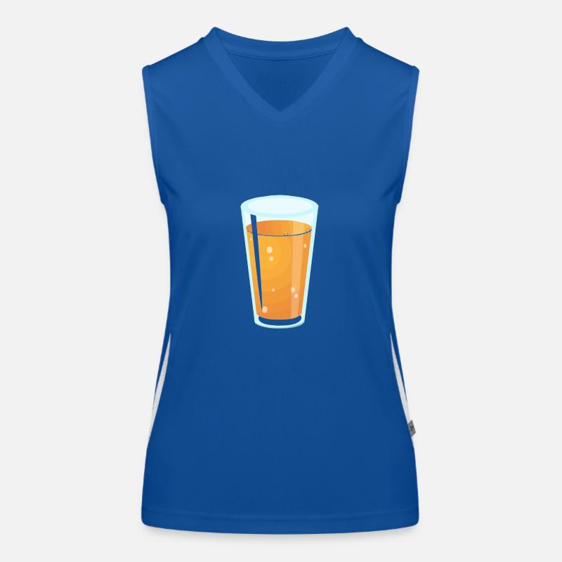 Saft Glas Funktionelles Kontrast-Tank Top für Frauen