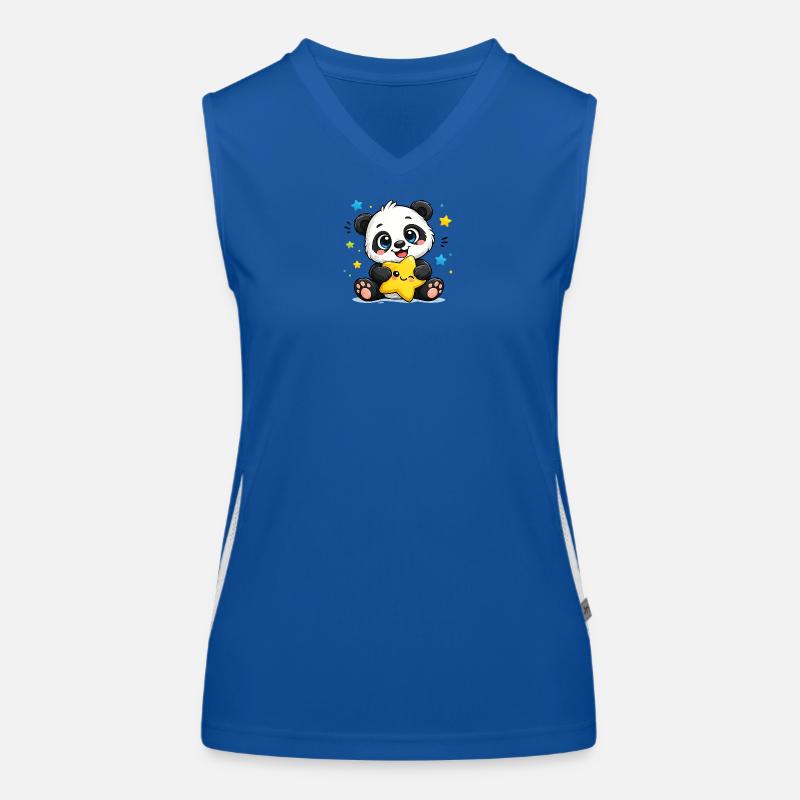 Panda Star Friend Débardeur respirant contrasté Femme