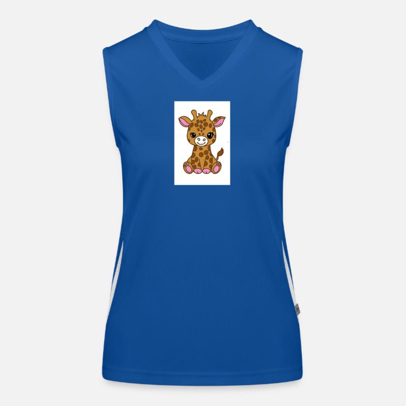 Girafon kawaï  Débardeur respirant contrasté Femme