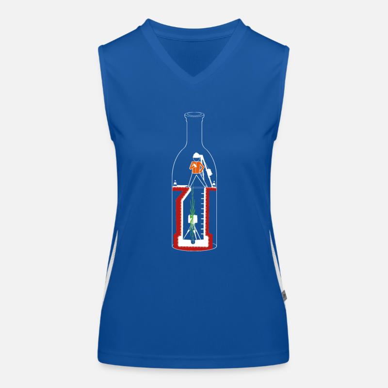 Vermesser Scan Funktionelles Kontrast-Tank Top für Frauen