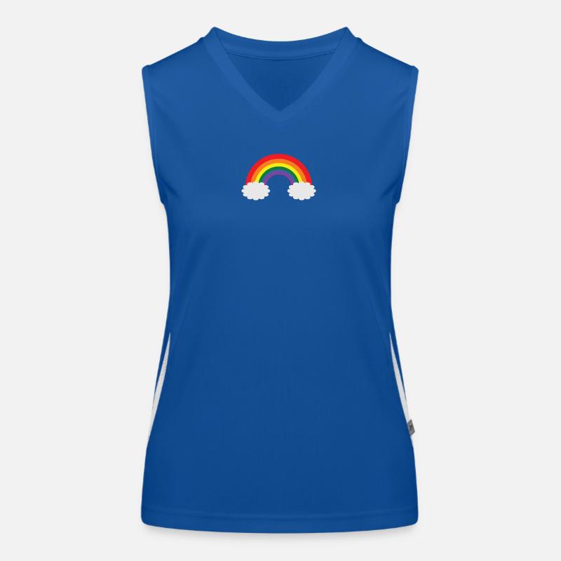 Rainbow LGBTQ Design Women's Functional Contrast Tank Top