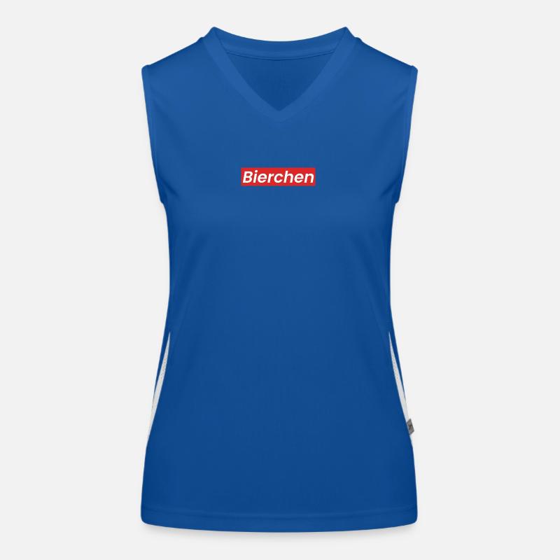 Beer Logo Women's Functional Contrast Tank Top