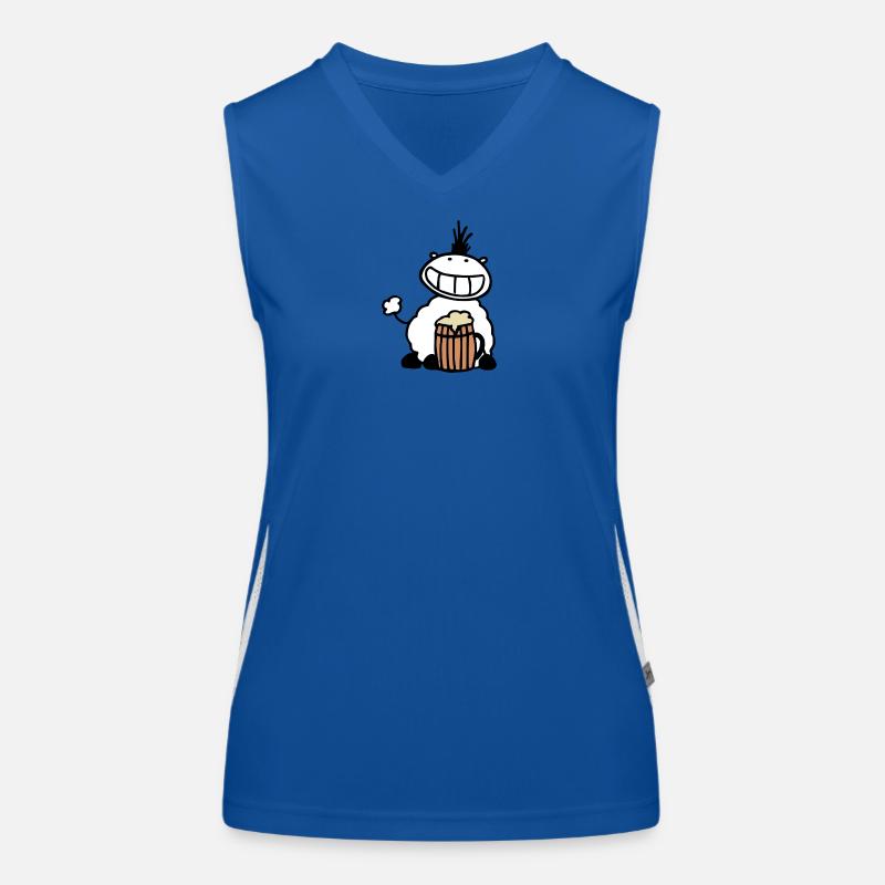 Bierschaf Funktionelles Kontrast-Tank Top für Frauen