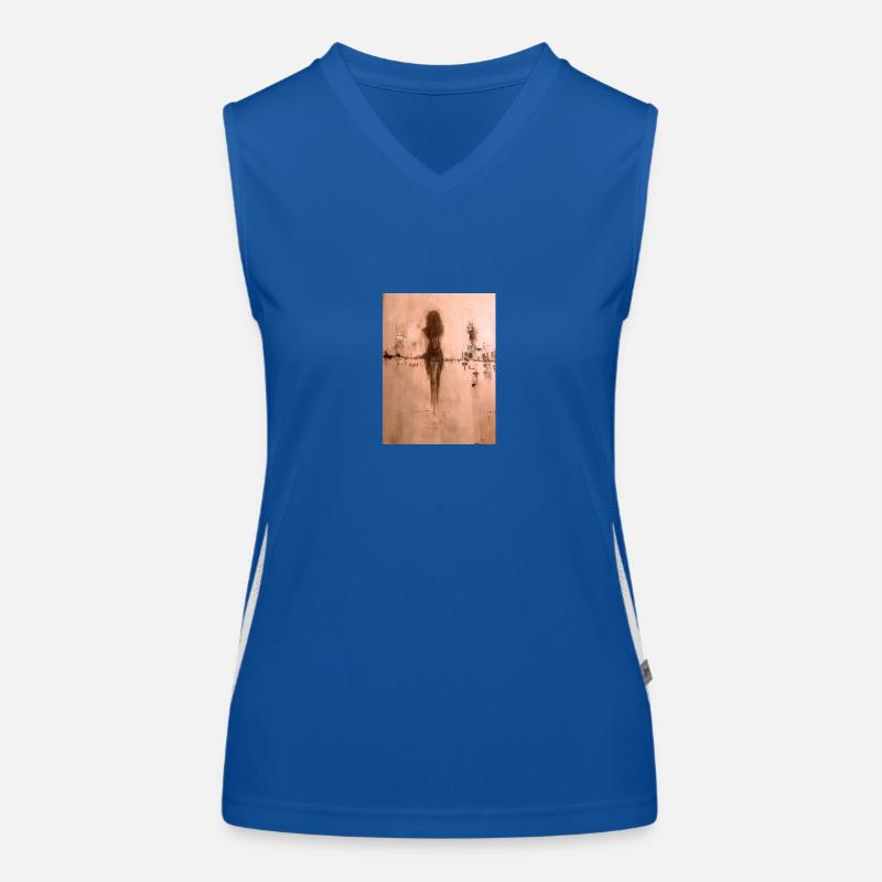 ELLE Débardeur respirant contrasté Femme