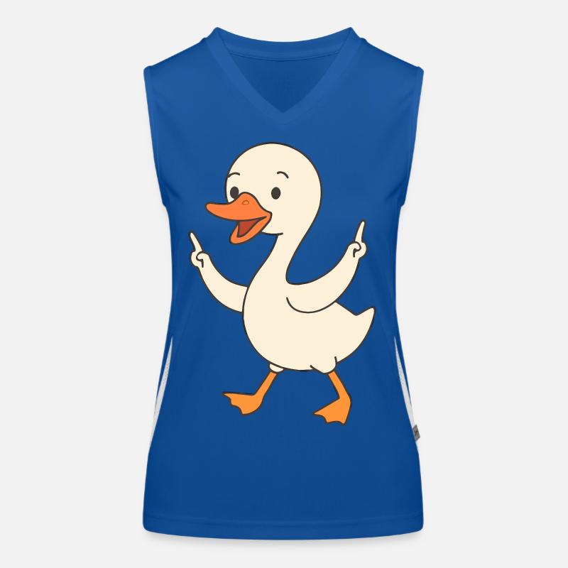 Cygne Dansant Poussin Débardeur respirant contrasté Femme