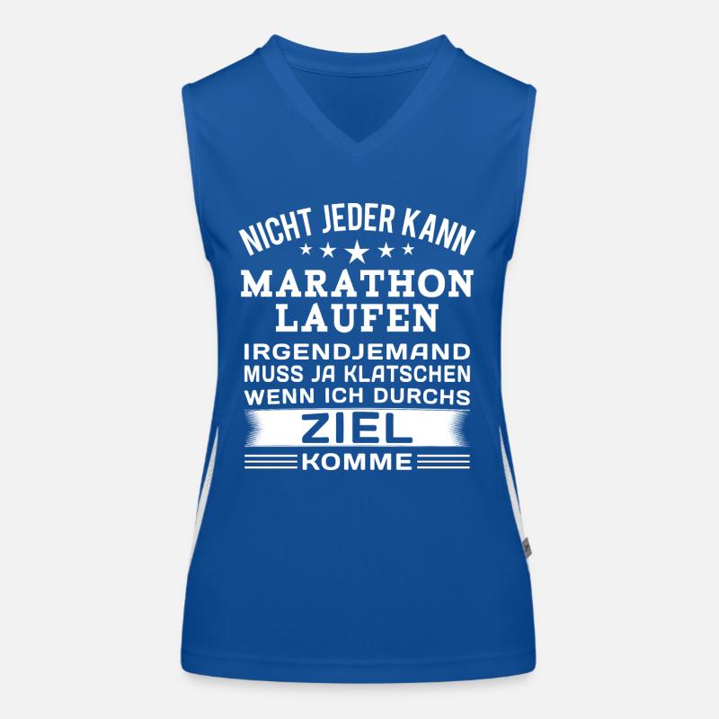 Marathon Laufen Funktionelles Kontrast-Tank Top für Frauen