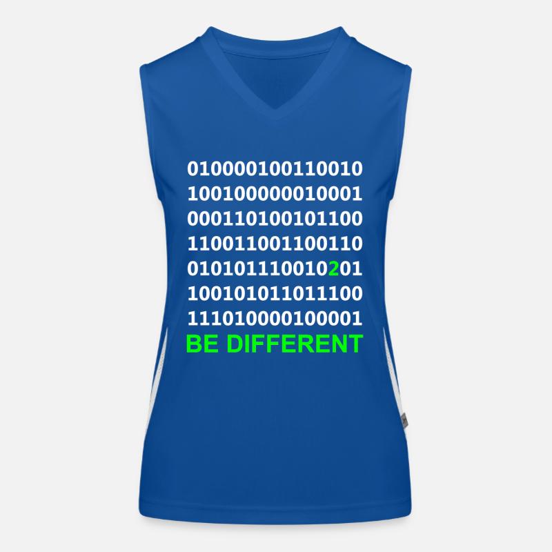 Être différent - Binaire - Numérique Débardeur respirant contrasté Femme