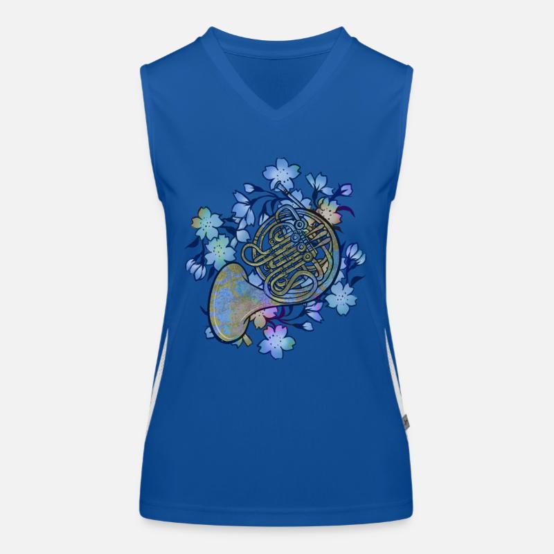 Waldhorn Funktionelles Kontrast-Tank Top für Frauen