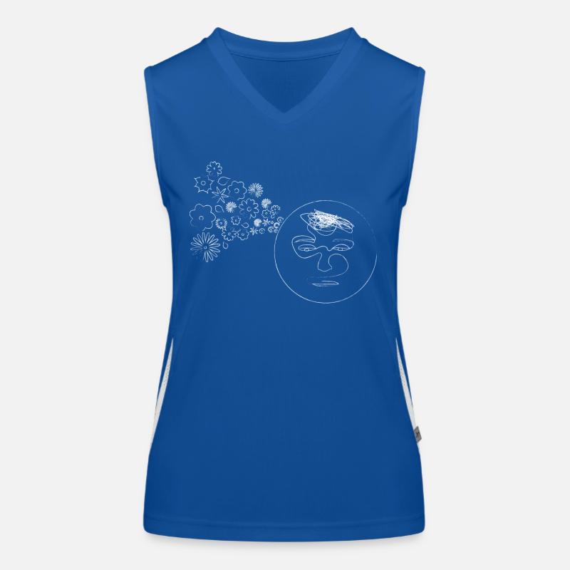 Headshot Funktionelles Kontrast-Tank Top für Frauen