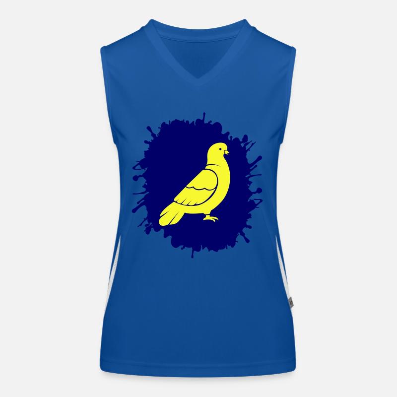 Colombe éclaboussée Débardeur respirant contrasté Femme