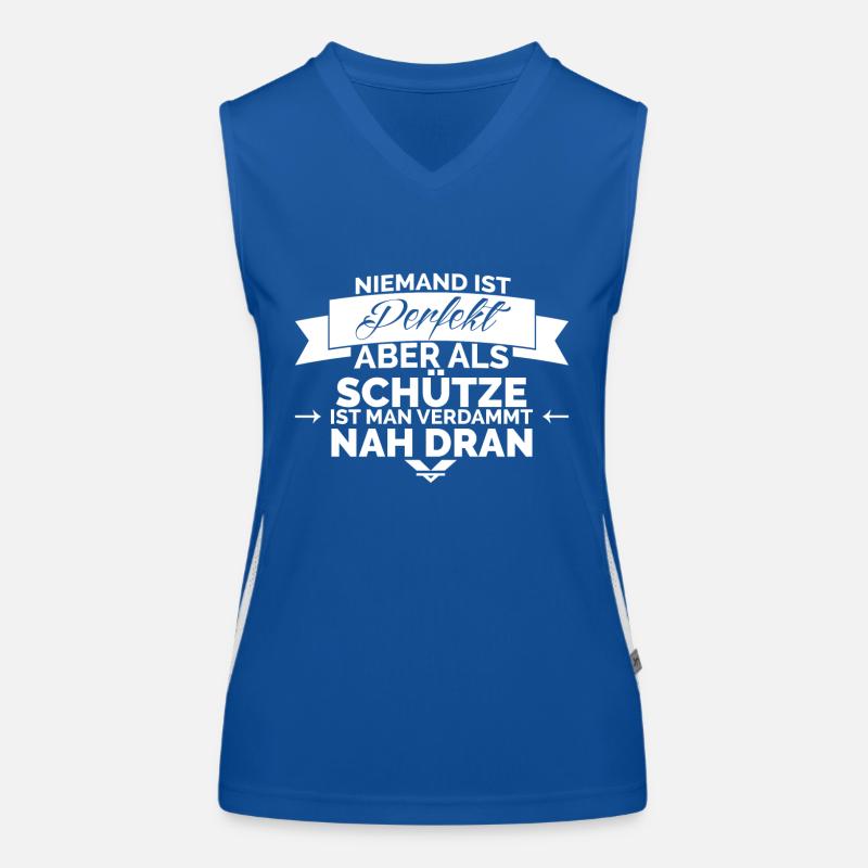 STERNZEICHEN SCHÜTZE Funktionelles Kontrast-Tank Top für Frauen