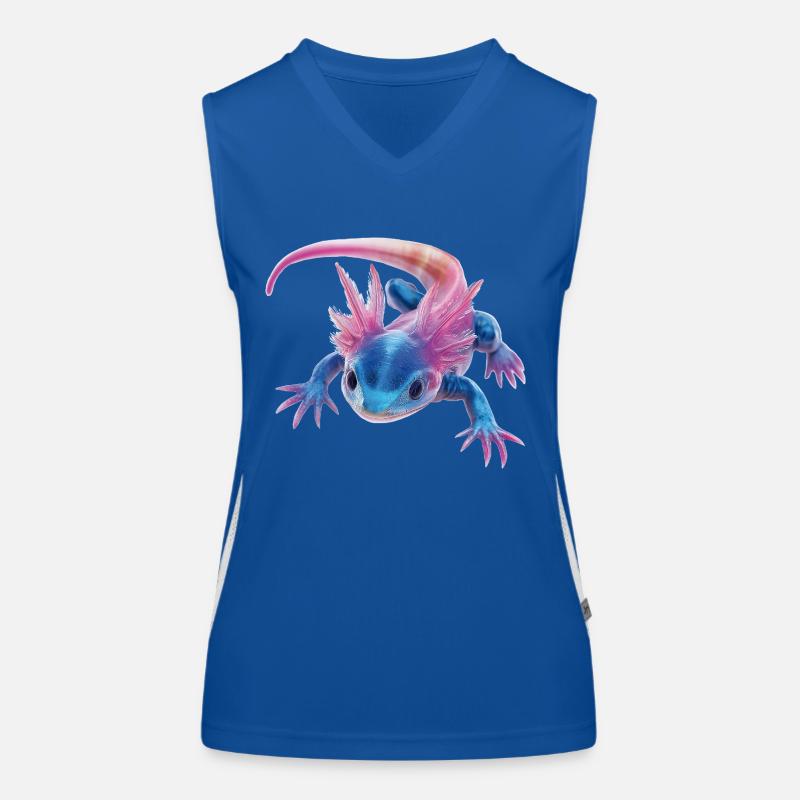 Axolotl Funktionelles Kontrast-Tank Top für Frauen