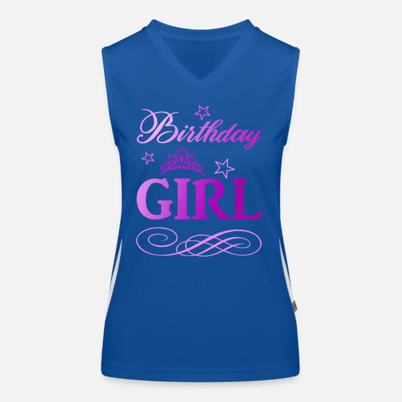 Fille d’anniversaire Débardeur respirant contrasté Femme