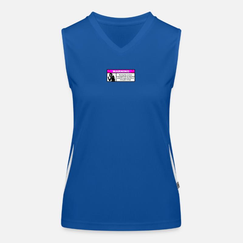 Warnung Funktionelles Kontrast-Tank Top für Frauen