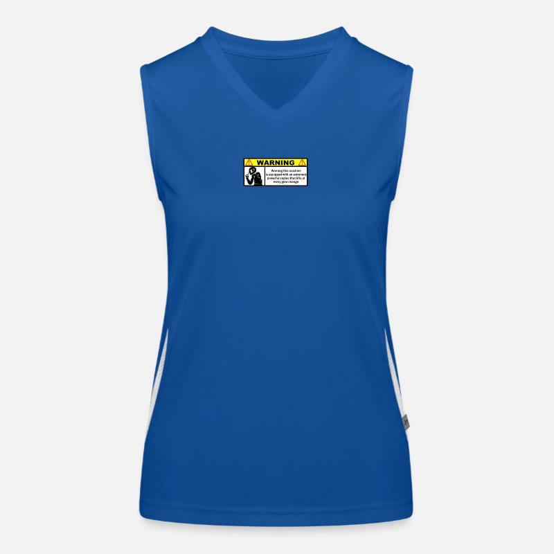 Warnung Funktionelles Kontrast-Tank Top für Frauen
