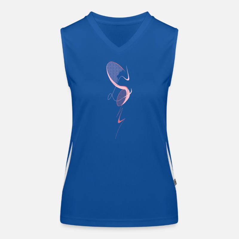 Rosa Eleganz Funktionelles Kontrast-Tank Top für Frauen