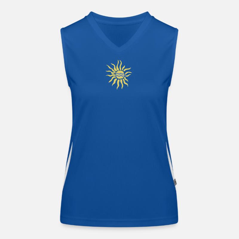 Soleil Débardeur respirant contrasté Femme