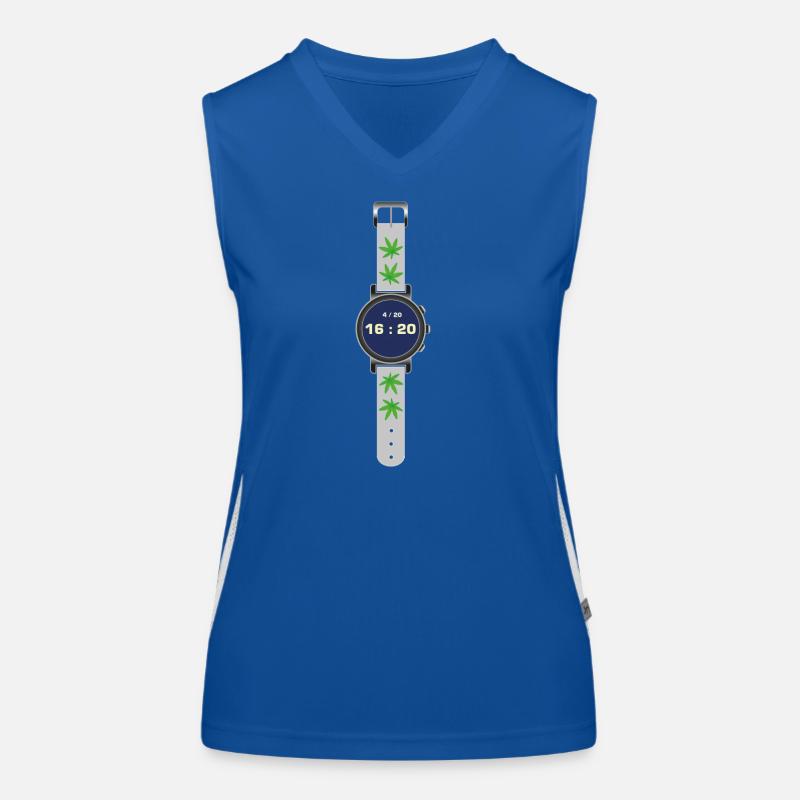 Cannabis Time 420 Women's Functional Contrast Tank Top