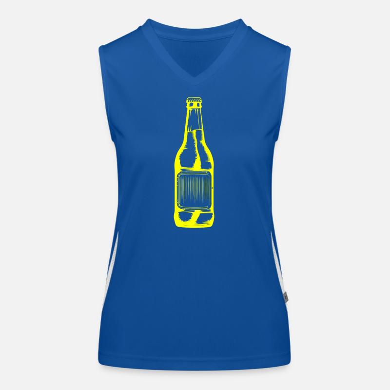 Bouteille de bière Bière Débardeur respirant contrasté Femme