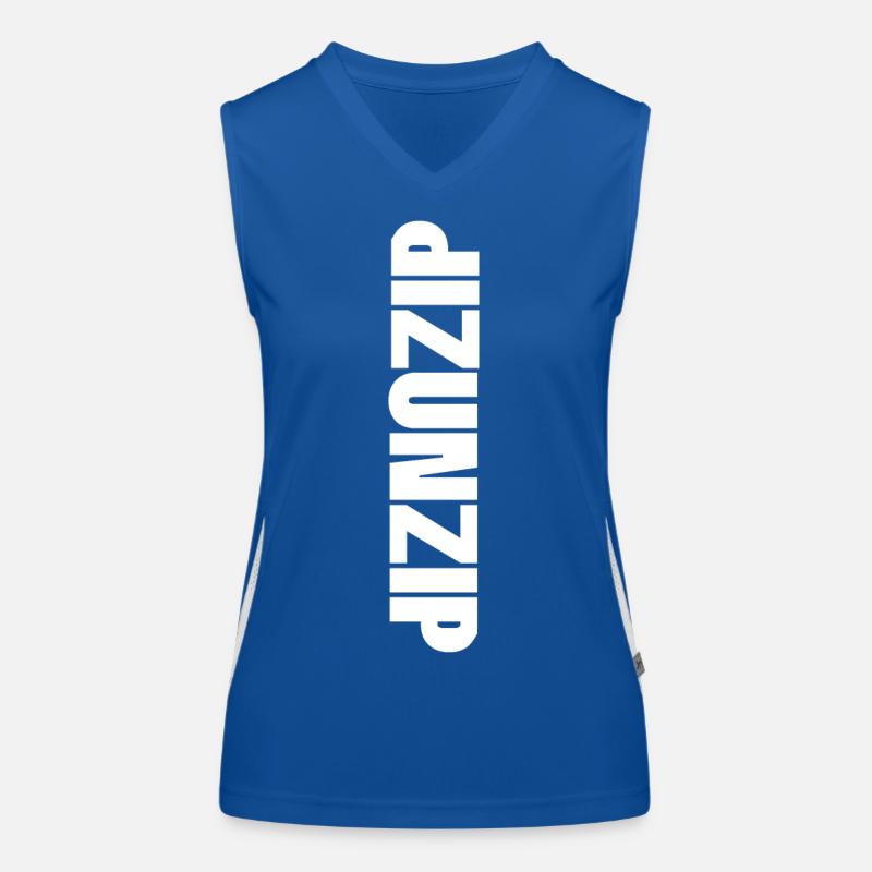 ZIP/UNZIP BLANC Débardeur respirant contrasté Femme