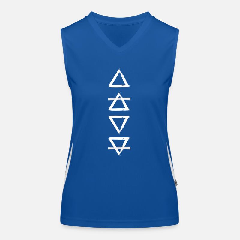 4 Elemente Funktionelles Kontrast-Tank Top für Frauen