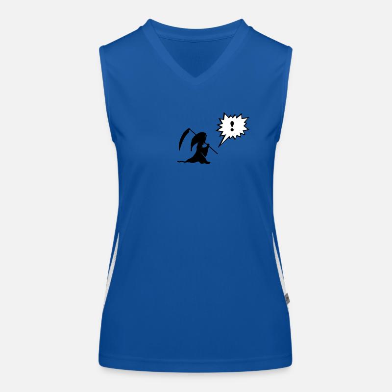 Sensenmann Funktionelles Kontrast-Tank Top für Frauen