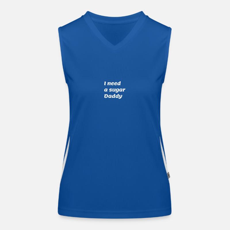 I need a sugar Daddy Funktionelles Kontrast-Tank Top für Frauen