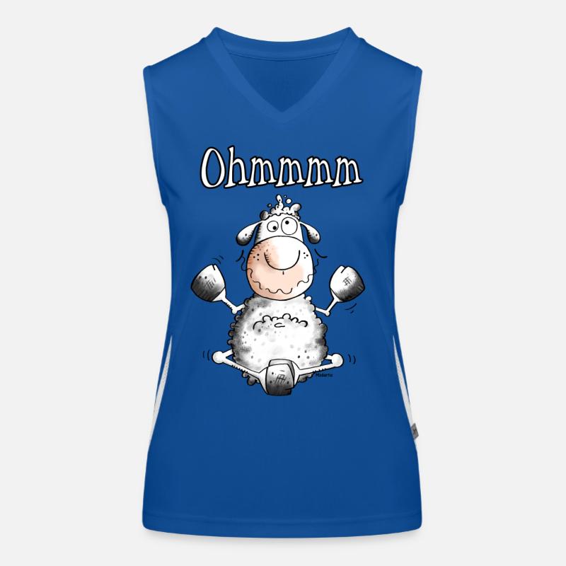 Ohmmmm Mouton - Moutons Débardeur respirant contrasté Femme