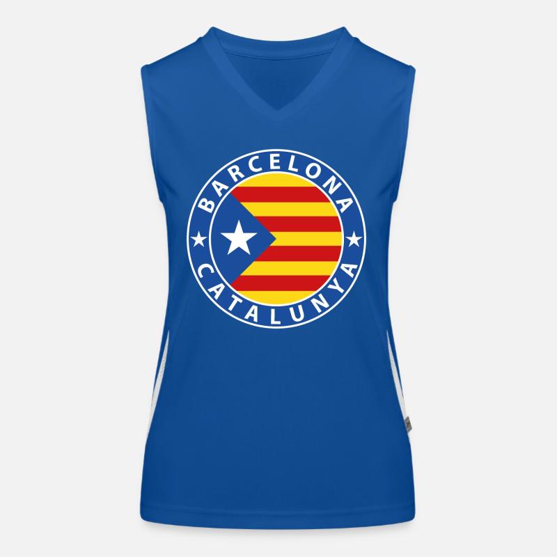 Barcelone Débardeur respirant contrasté Femme