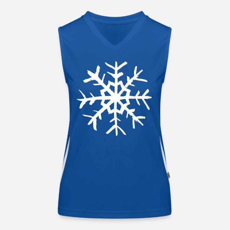 Flocon de neige Débardeur respirant contrasté Femme