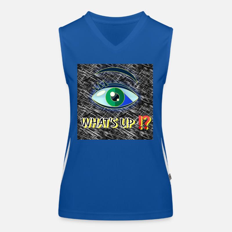 What's up !? - Club WoW - 2023 Funktionelles Kontrast-Tank Top für Frauen