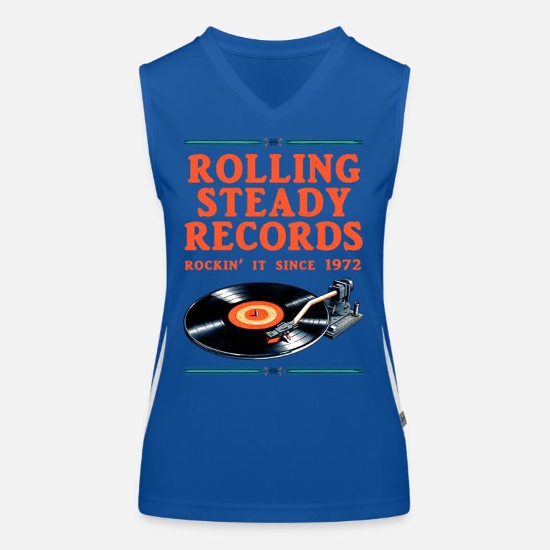 Stetig rollen Funktionelles Kontrast-Tank Top für Frauen