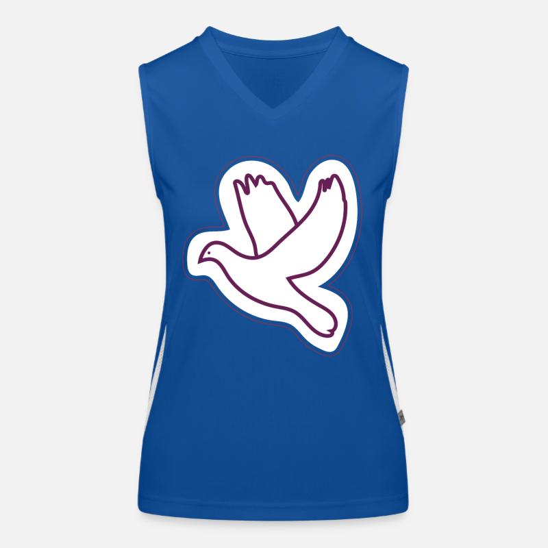Vogel Funktionelles Kontrast-Tank Top für Frauen